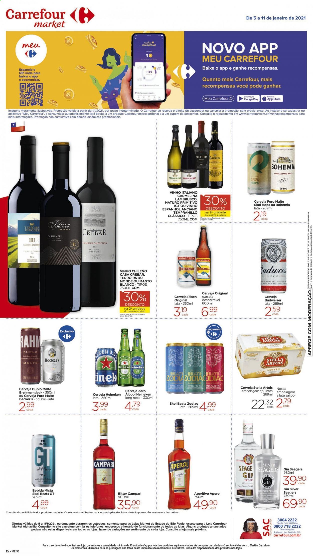 Folheto Carrefour Market - 05/01/2021 - 11/01/2021. Página 5