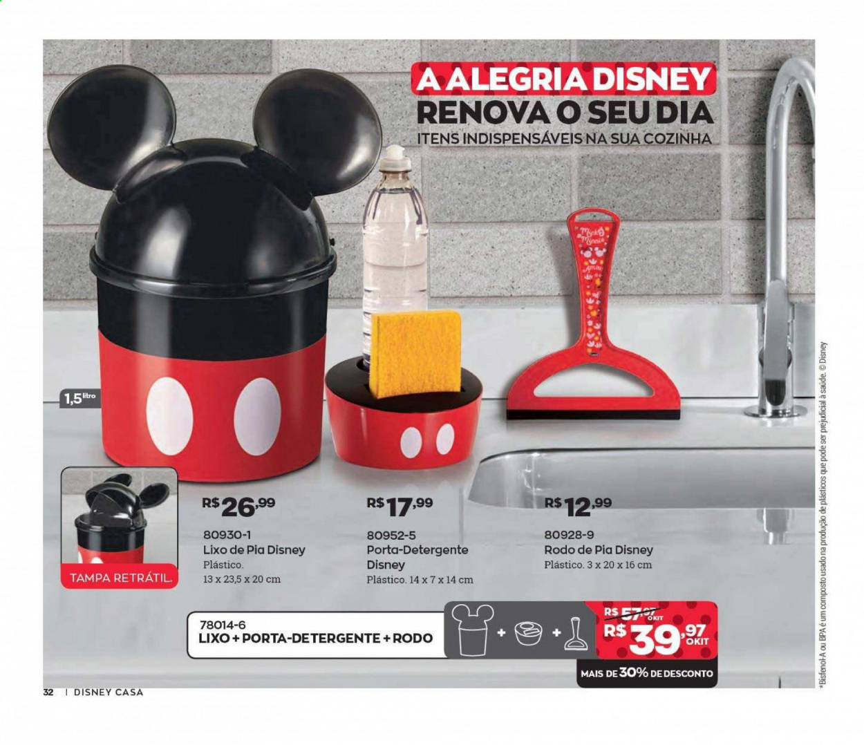 thumbnail - Folheto Avon - Produtos em promoção - Disney, detergente. Página 32.