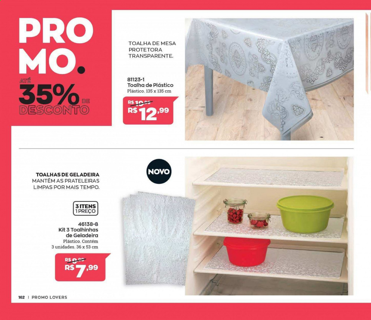 thumbnail - Folheto Avon - Produtos em promoção - toalha de mesa, toalha. Página 162.