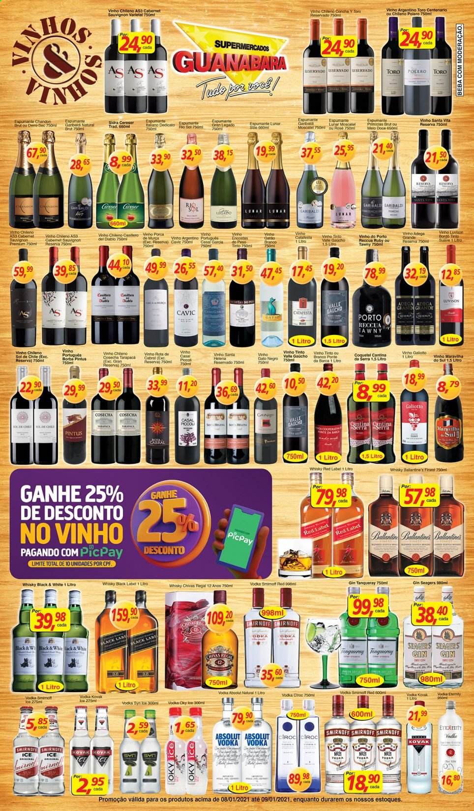 Folheto Supermercados Guanabara - 08/01/2021 - 09/01/2021. Página 8