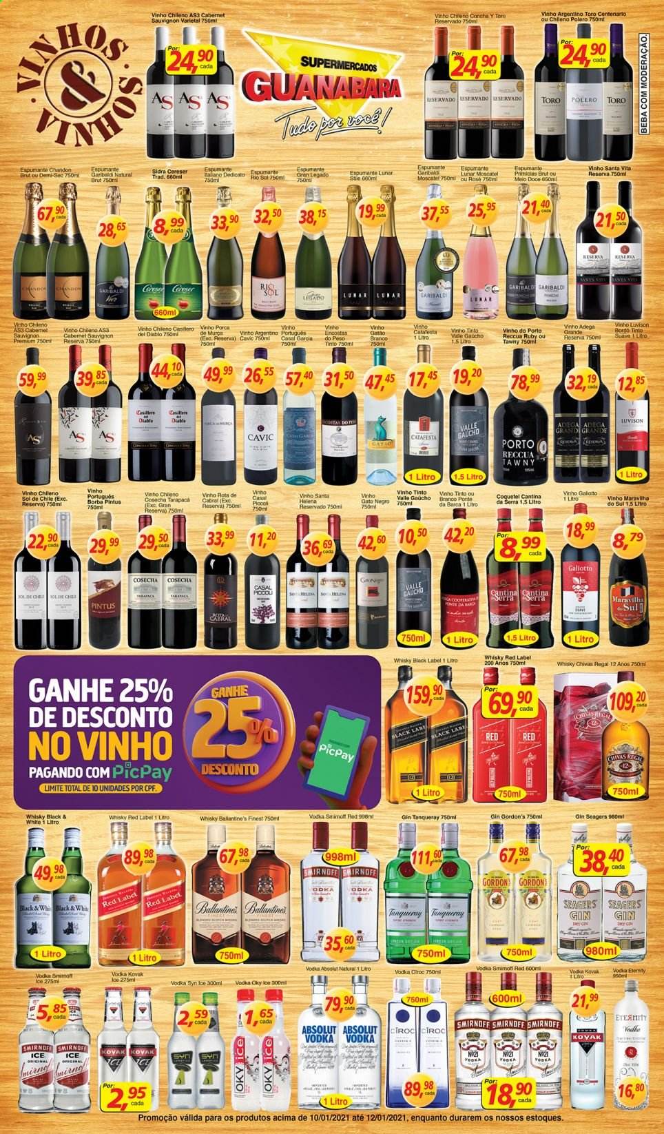 Folheto Supermercados Guanabara - 10/01/2021 - 12/01/2021. Página 8