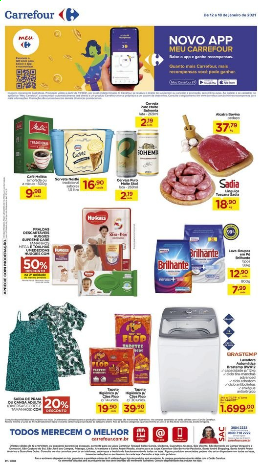 Folheto Carrefour Hiper - 12/01/2021 - 18/01/2021. Página 1