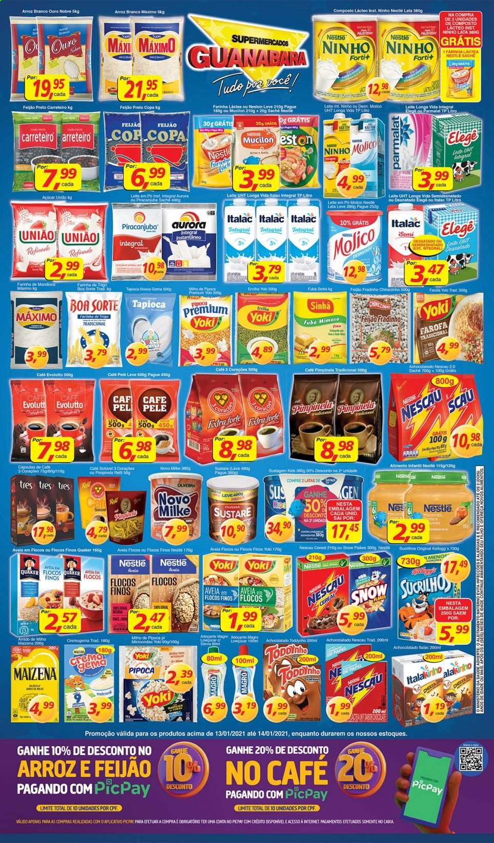 Folheto Supermercados Guanabara - 13/01/2021 - 14/01/2021. Página 2