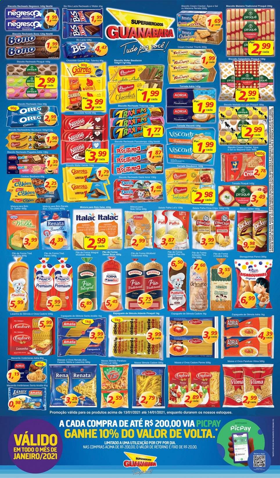 Folheto Supermercados Guanabara - 13/01/2021 - 14/01/2021. Página 4