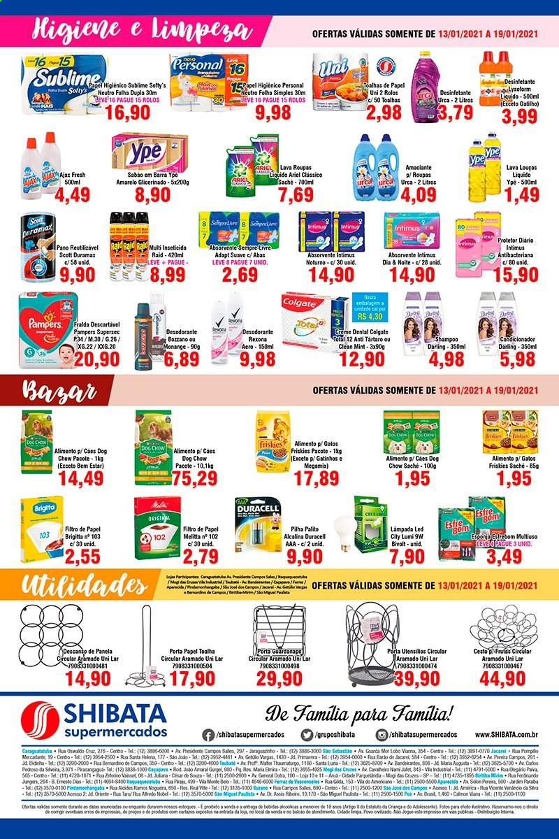 Folheto Shibata Supermercados - 13/01/2021 - 19/01/2021. Página 4