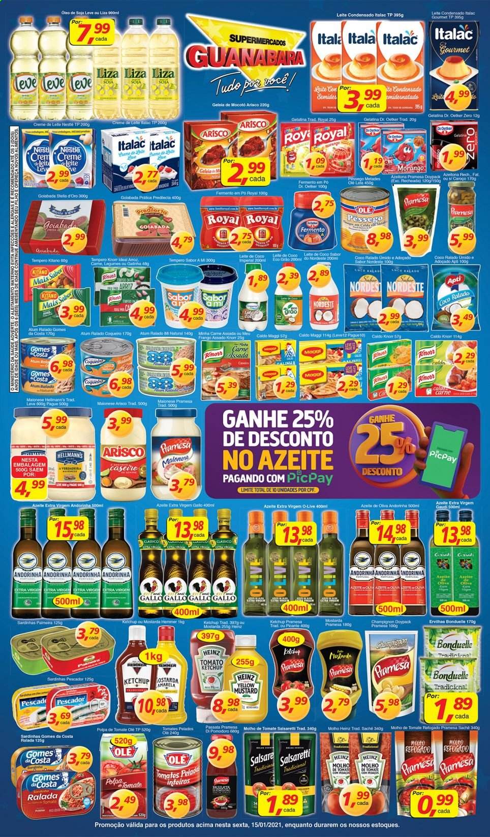 Folheto Supermercados Guanabara - 15/01/2021 - 15/01/2021. Página 3