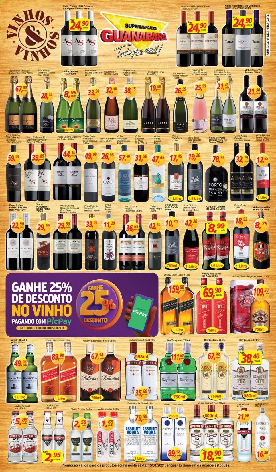 Folheto Supermercados Guanabara - 15/01/2021 - 15/01/2021. Página 8