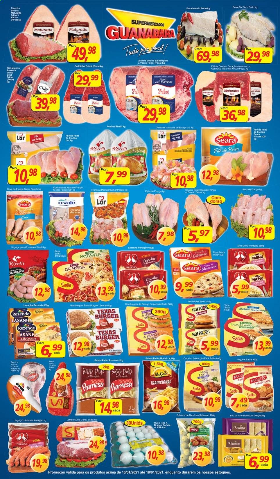 Folheto Supermercados Guanabara - 16/01/2021 - 18/01/2021. Página 5