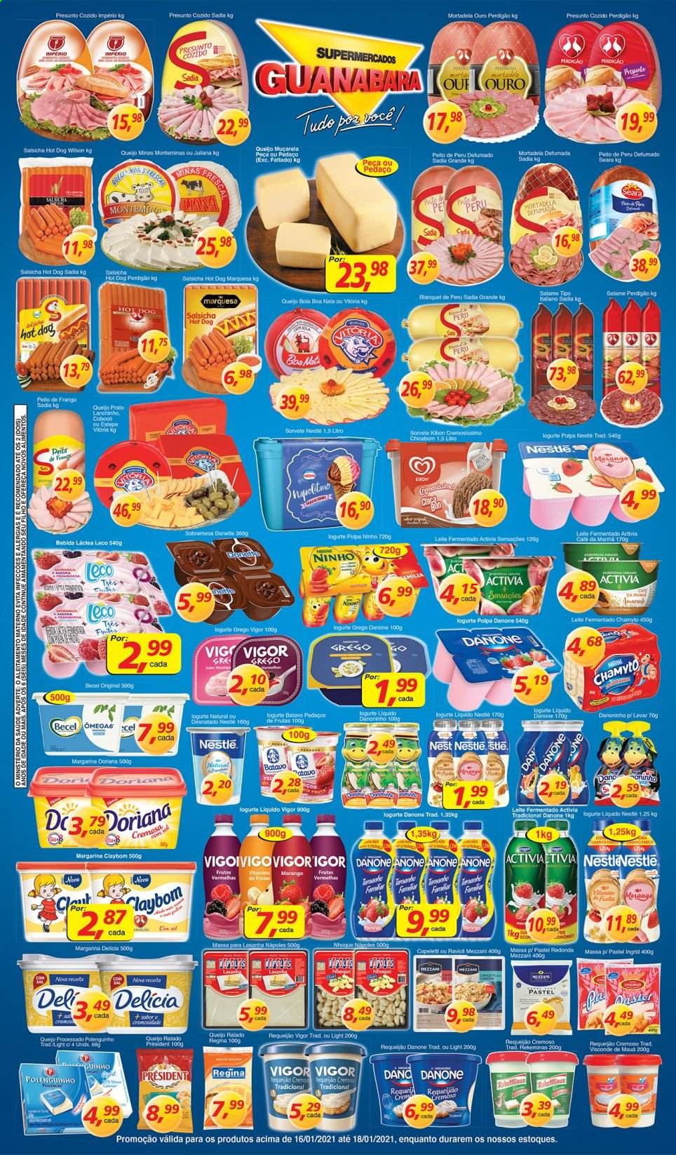 Folheto Supermercados Guanabara - 16/01/2021 - 18/01/2021. Página 6