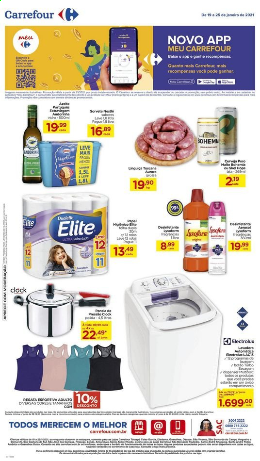 Folheto Carrefour Hiper - 19/01/2021 - 25/01/2021. Página 1