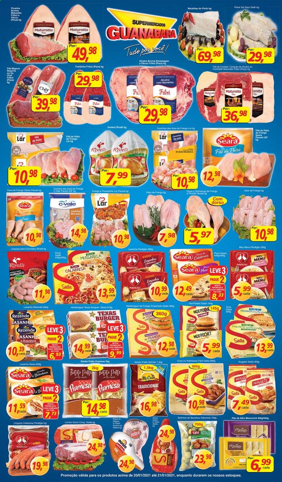 Folheto Supermercados Guanabara - 20/01/2021 - 21/01/2021. Página 5