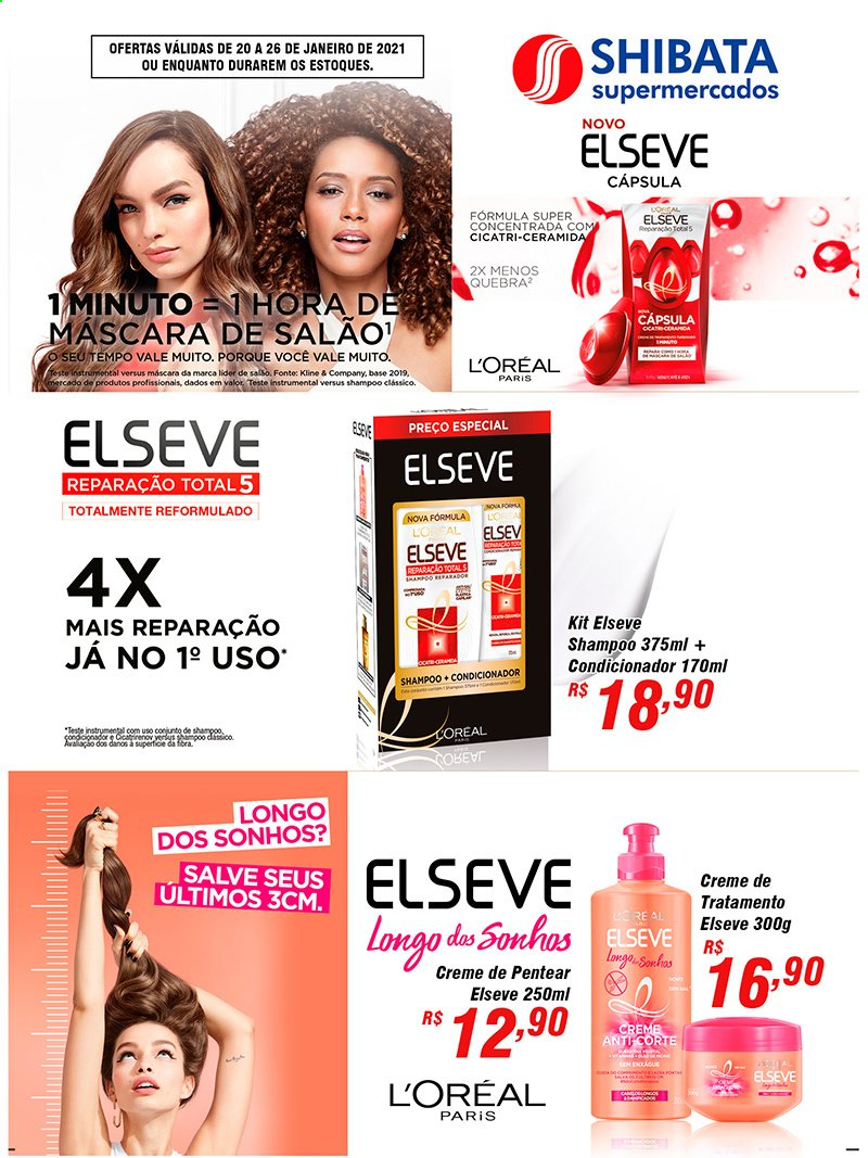 Folheto Shibata Supermercados - 20/01/2021 - 26/01/2021. Página 1