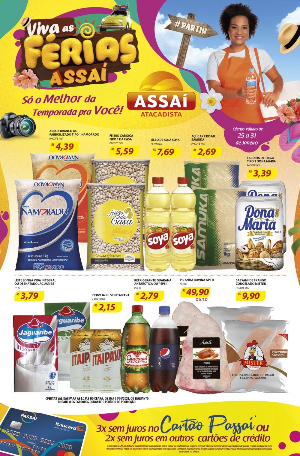 Folheto Assaí Atacadista - 25/01/2021 - 31/01/2021. Página 1