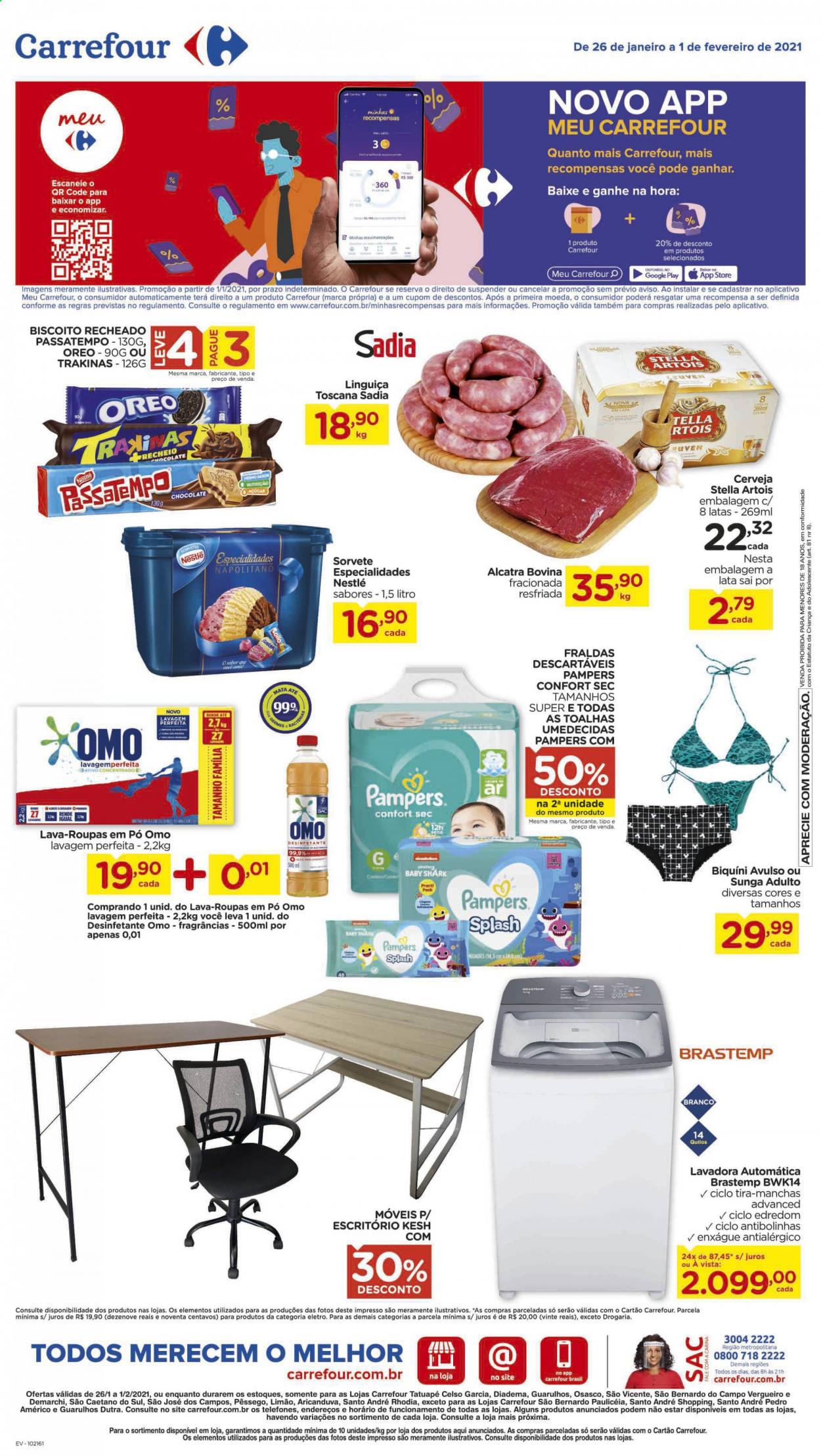 Folheto Carrefour Hiper - 26/01/2021 - 01/02/2021. Página 1