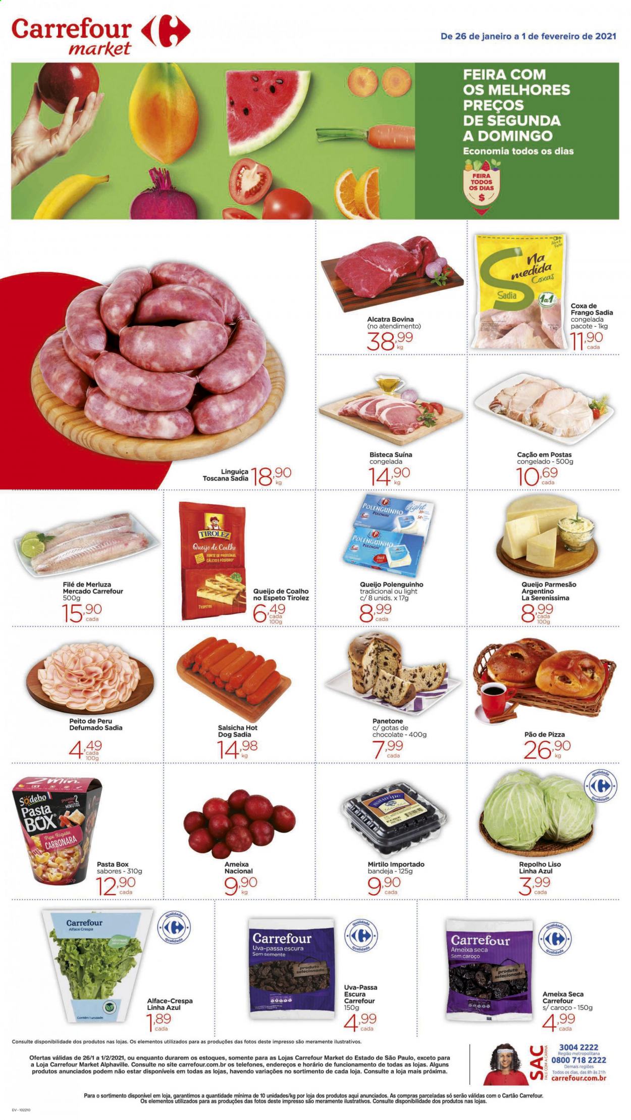 Folheto Carrefour Market - 26/01/2021 - 01/02/2021. Página 1
