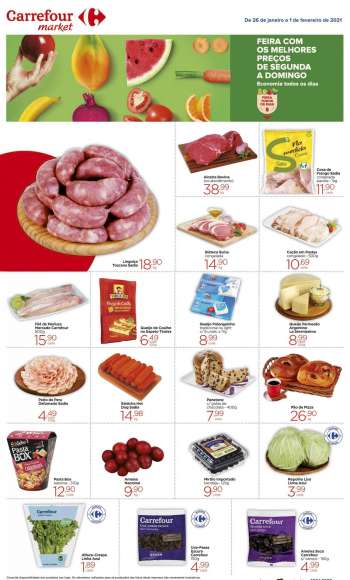 Folheto Carrefour Market - 26.01.2021 - 01.02.2021.
