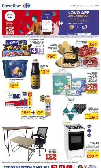Folheto Carrefour Hiper - 26.01.2021 - 01.02.2021.