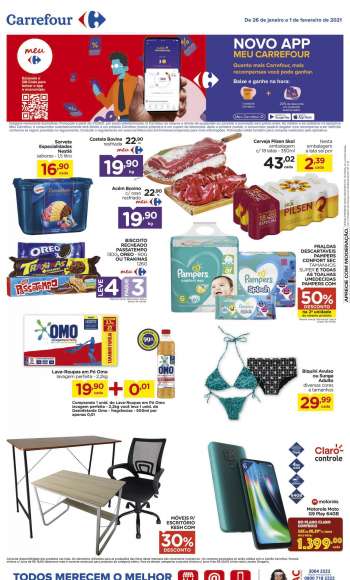 Folheto Carrefour Hiper - 26.01.2021 - 01.02.2021.