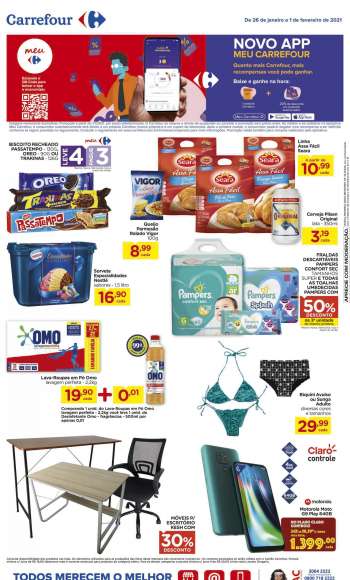 Folheto Carrefour Hiper - 26.01.2021 - 01.02.2021.