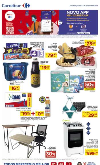 Folheto Carrefour Hiper - 26.01.2021 - 01.02.2021.