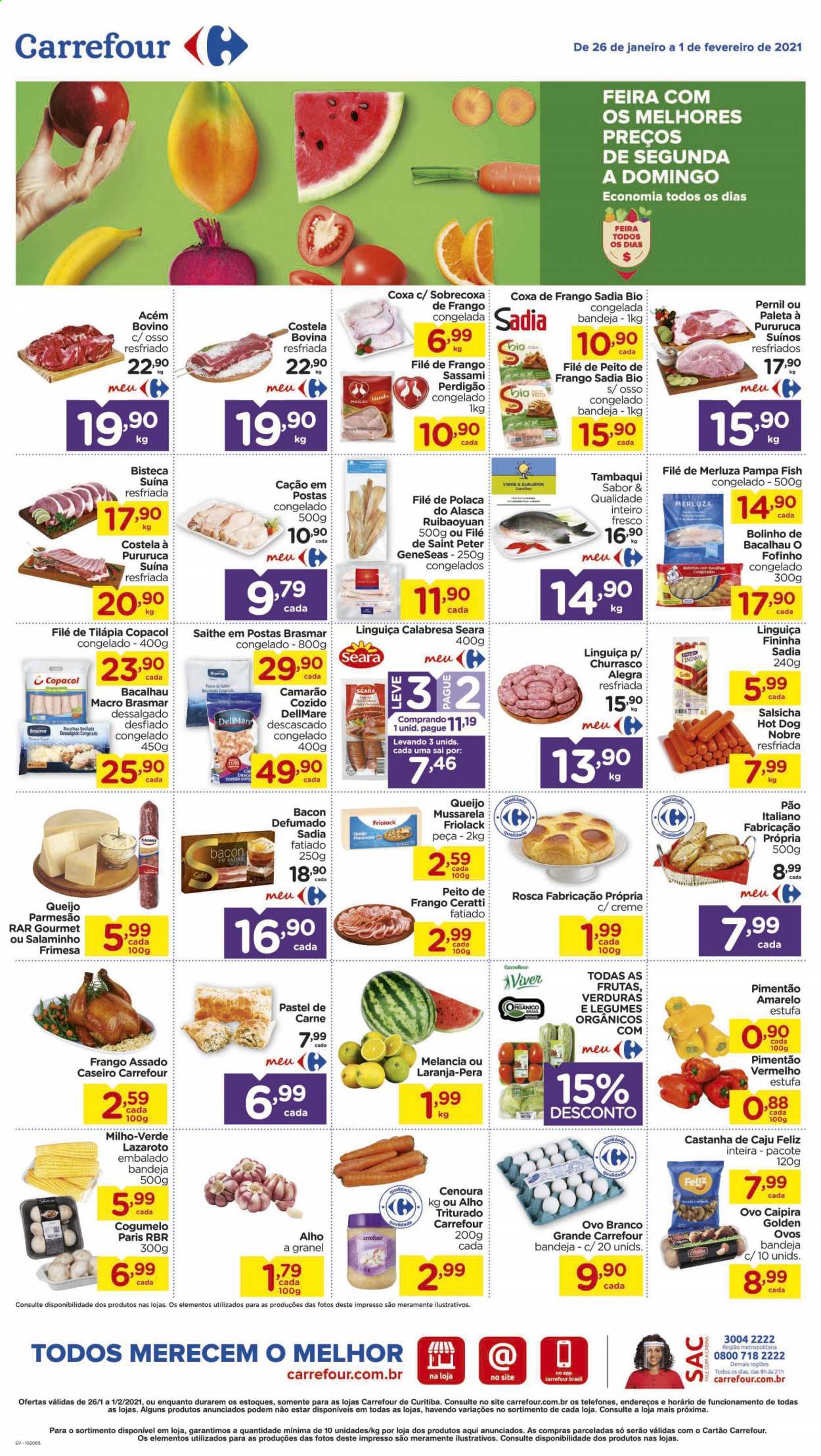 Folheto Carrefour Hiper - 26/01/2021 - 01/02/2021. Página 1