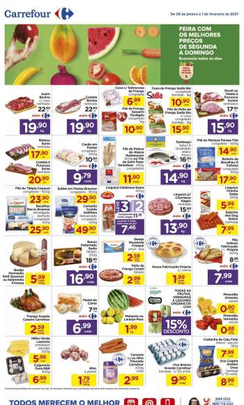 Folheto Carrefour Hiper - 26.01.2021 - 01.02.2021.