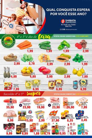 Folheto Shibata Supermercados - 27.01.2021 - 02.02.2021.
