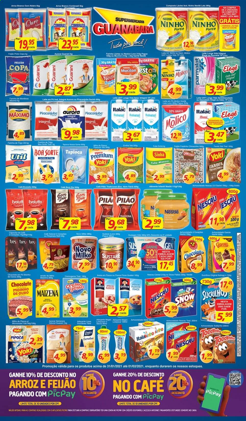 Folheto Supermercados Guanabara - 31/01/2021 - 01/02/2021. Página 2