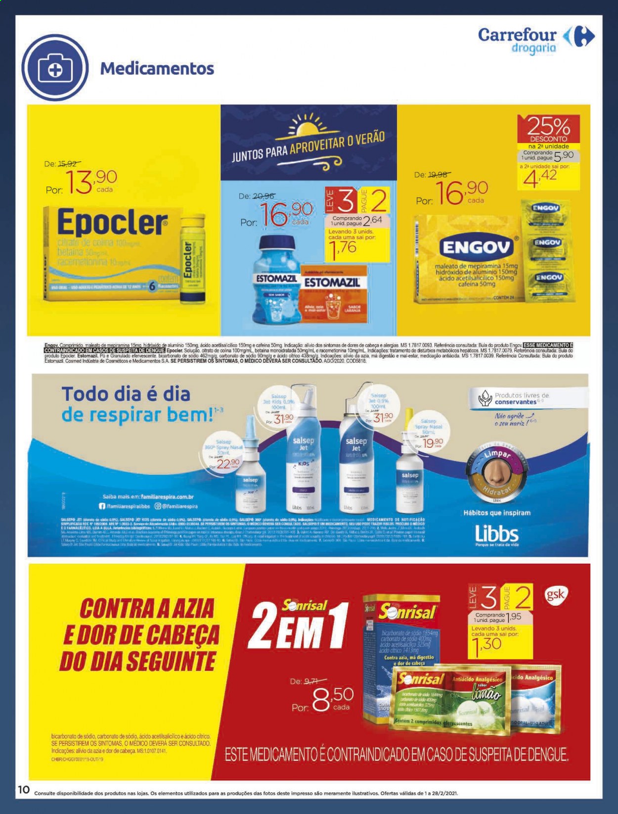 Folheto Carrefour Drogaria - 01/02/2021 - 28/02/2021. Página 10