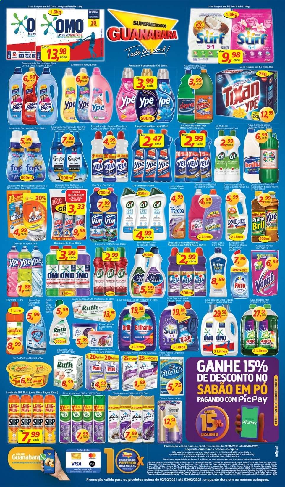 Folheto Supermercados Guanabara - 02/02/2021 - 03/02/2021. Página 11