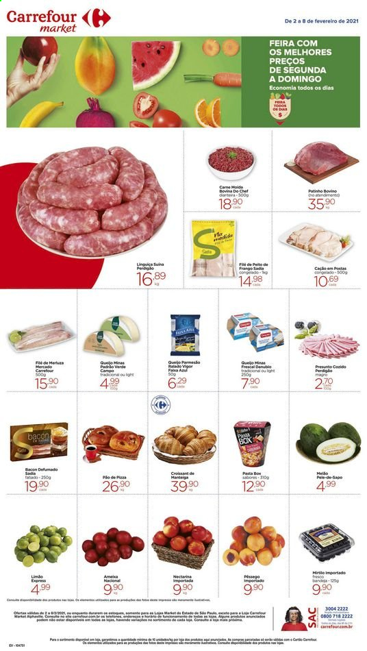 Folheto Carrefour Market - 02/02/2021 - 08/02/2021. Página 1