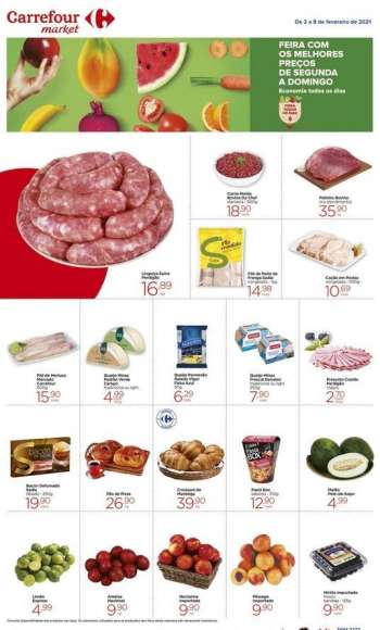 Folheto Carrefour Market - 02.02.2021 - 08.02.2021.