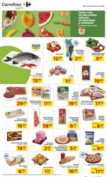 Folheto Carrefour Bairro - 02.02.2021 - 08.02.2021.