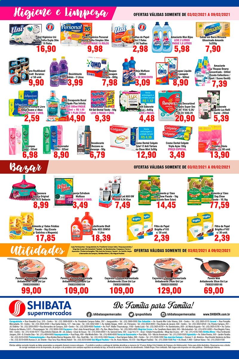 Folheto Shibata Supermercados - 03/02/2021 - 09/02/2021. Página 4