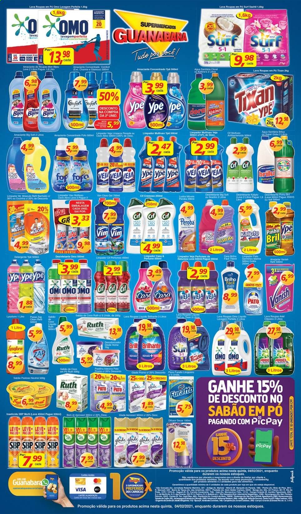 Folheto Supermercados Guanabara - 04/02/2021 - 04/02/2021. Página 11