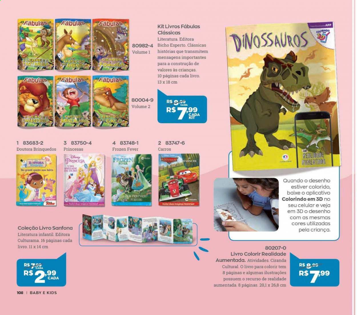 thumbnail - Folheto Avon - Produtos em promoção - Frozen. Página 108.
