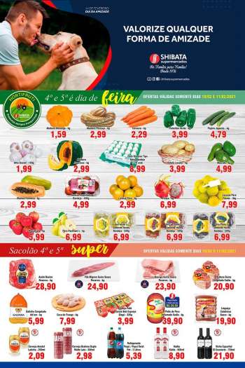Folheto Shibata Supermercados - 10.02.2021 - 16.02.2021.