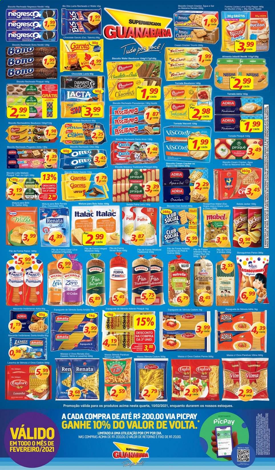 Folheto Supermercados Guanabara - 10/02/2021 - 10/02/2021. Página 4