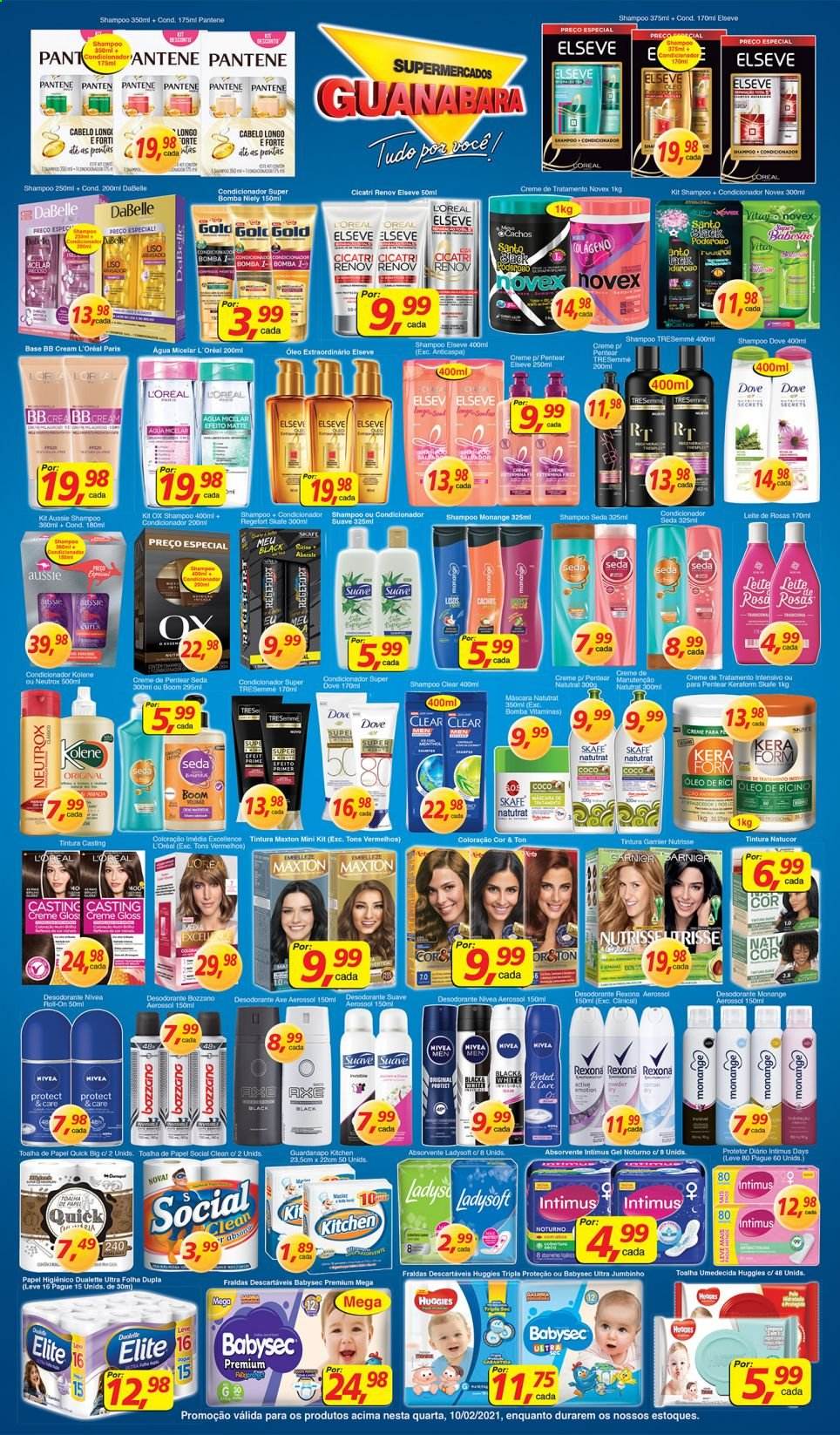 Folheto Supermercados Guanabara - 10/02/2021 - 10/02/2021. Página 9