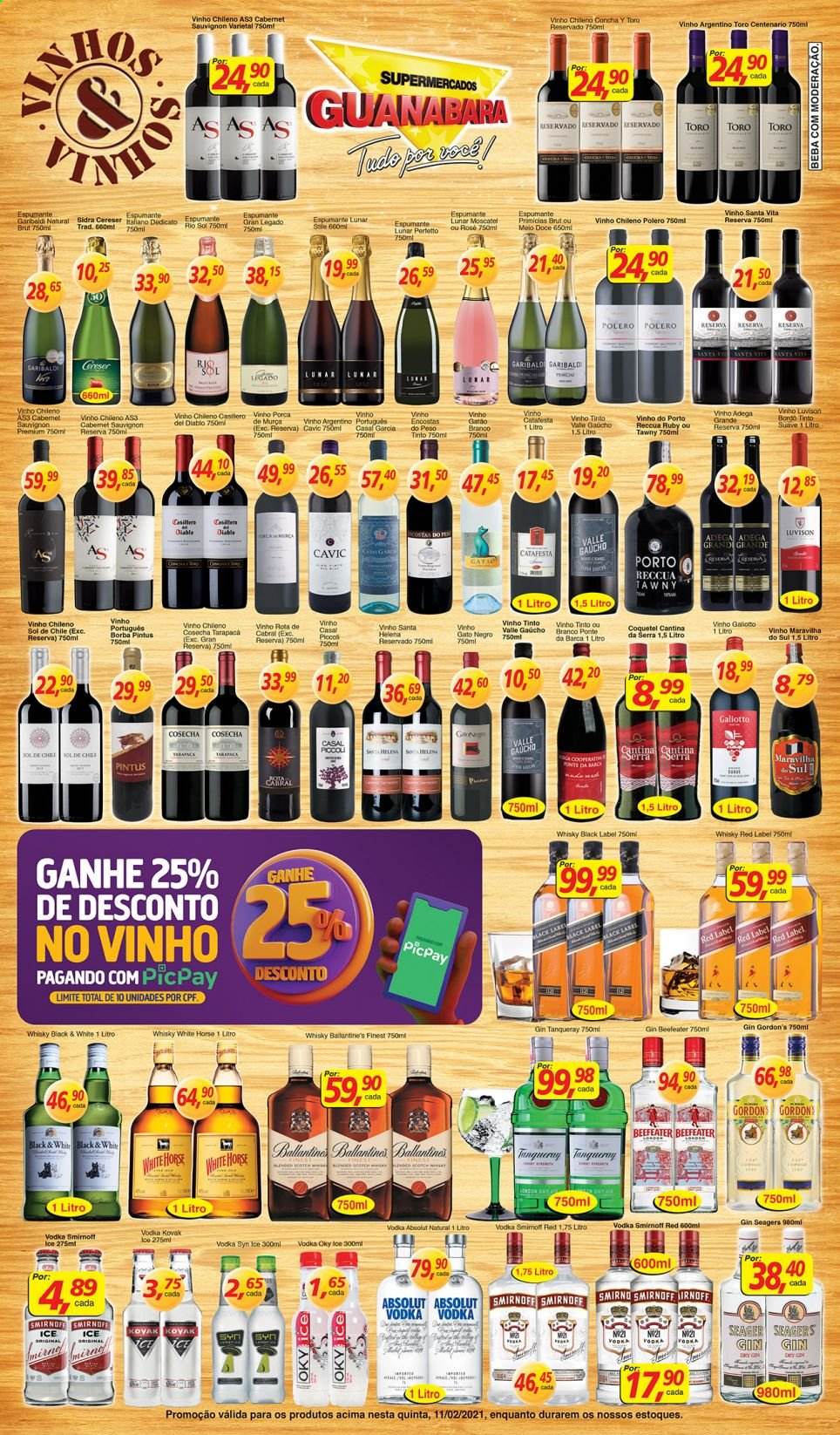 Folheto Supermercados Guanabara - 11/02/2021 - 11/02/2021. Página 8