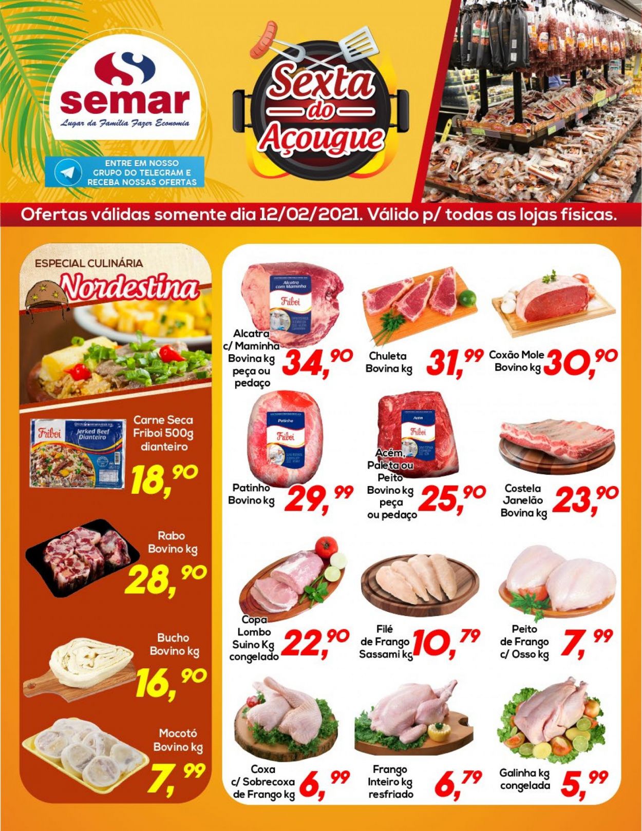 thumbnail - Folheto Semar Supermercados - 12/02/2021 - 12/02/2021.