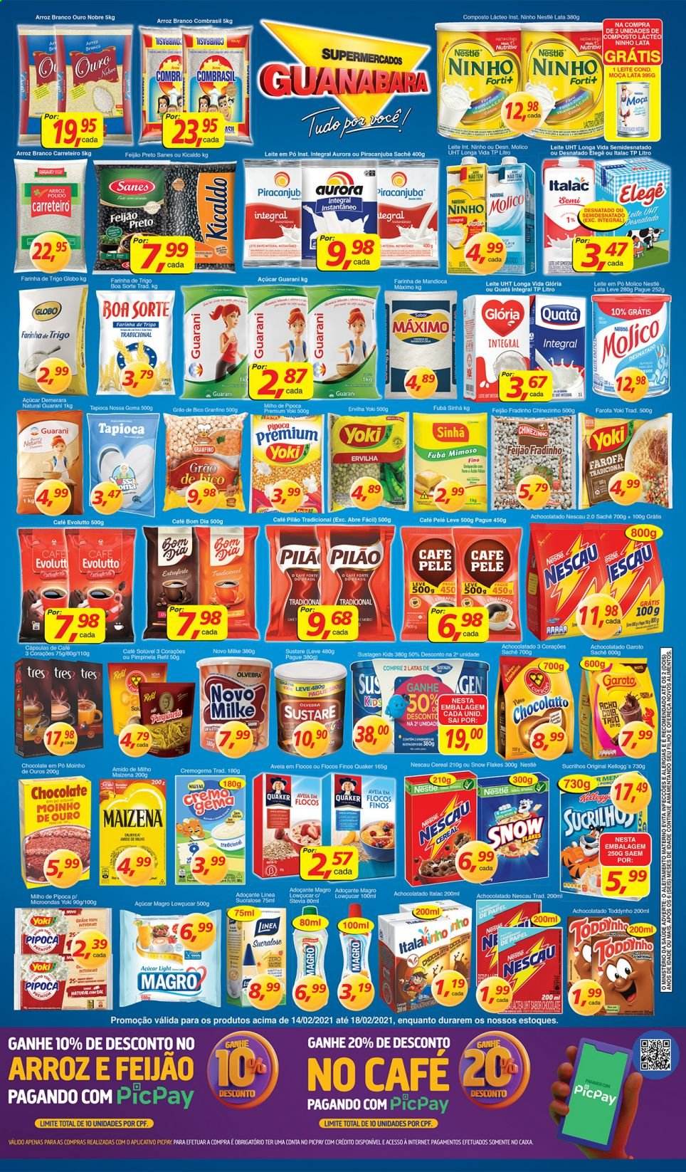 Folheto Supermercados Guanabara - 14/02/2021 - 18/02/2021. Página 2