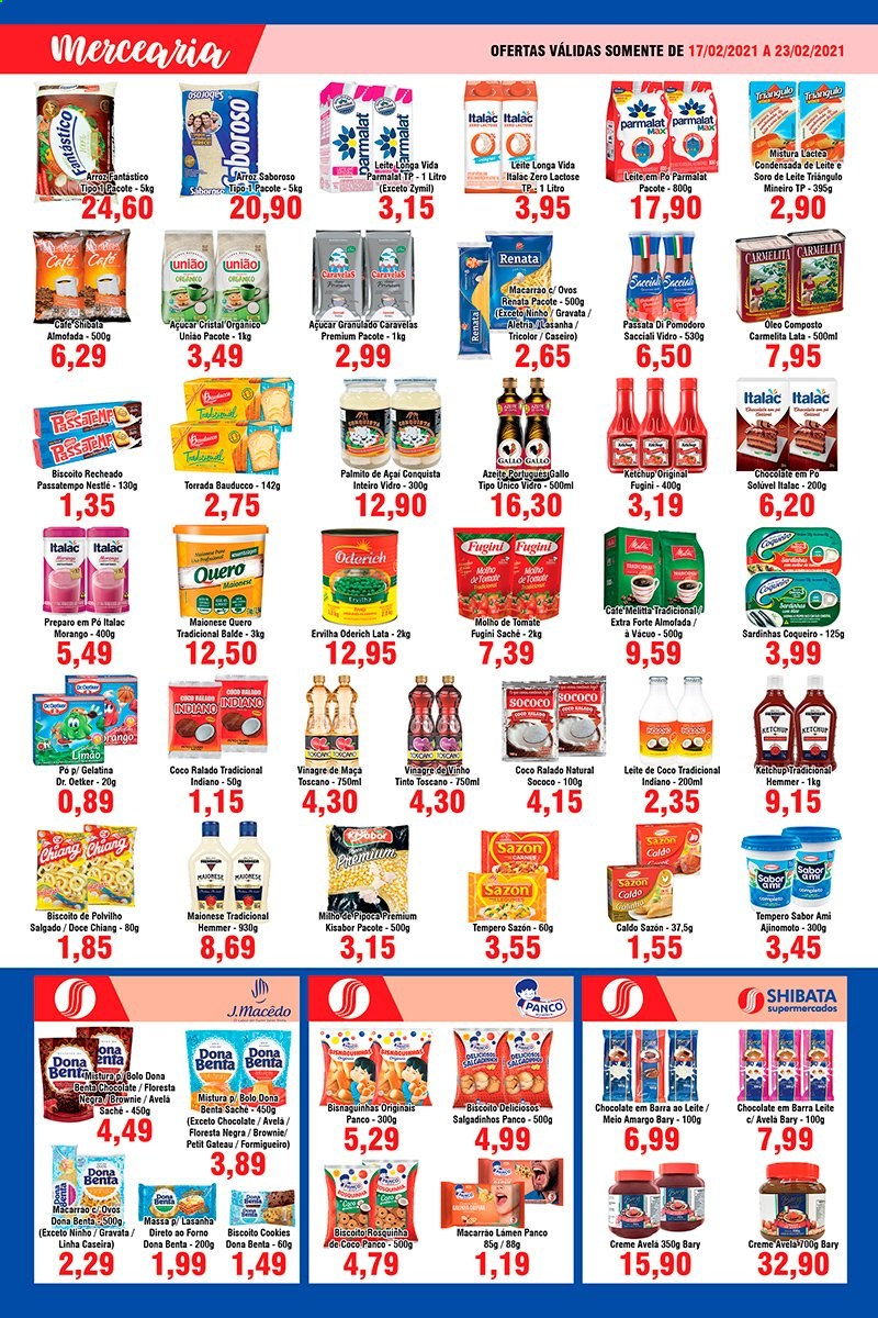 Folheto Shibata Supermercados - 17/02/2021 - 23/02/2021. Página 2
