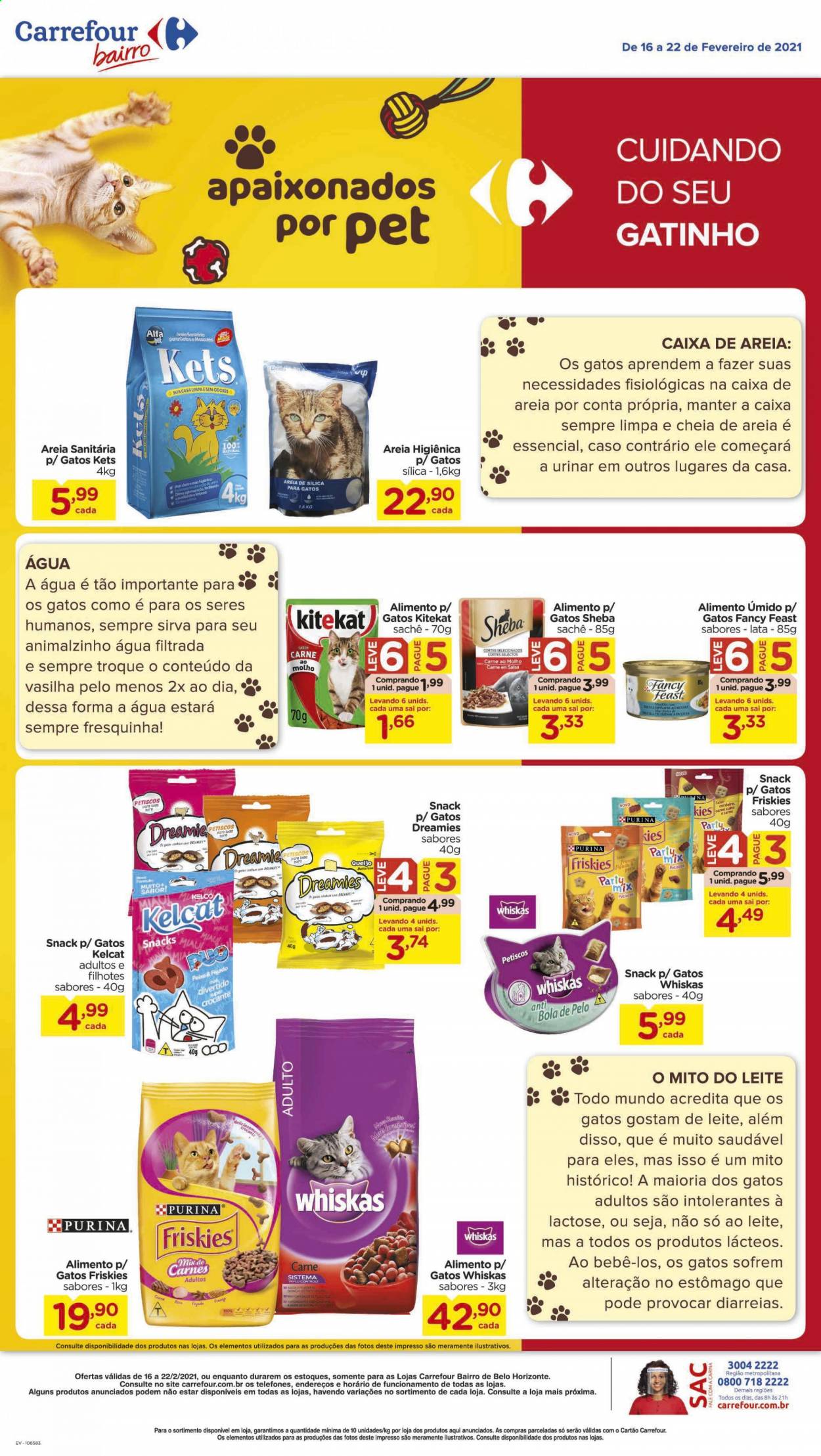 Folheto Carrefour Bairro - 16/02/2021 - 22/02/2021. Página 1