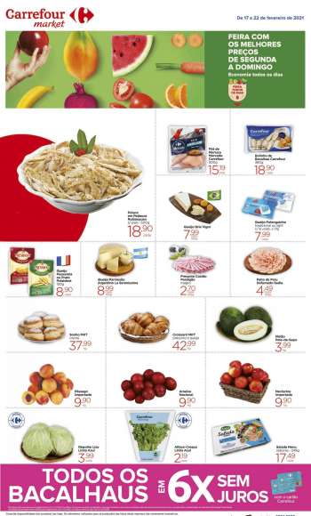 Folheto Carrefour Market - 17.02.2021 - 22.02.2021.
