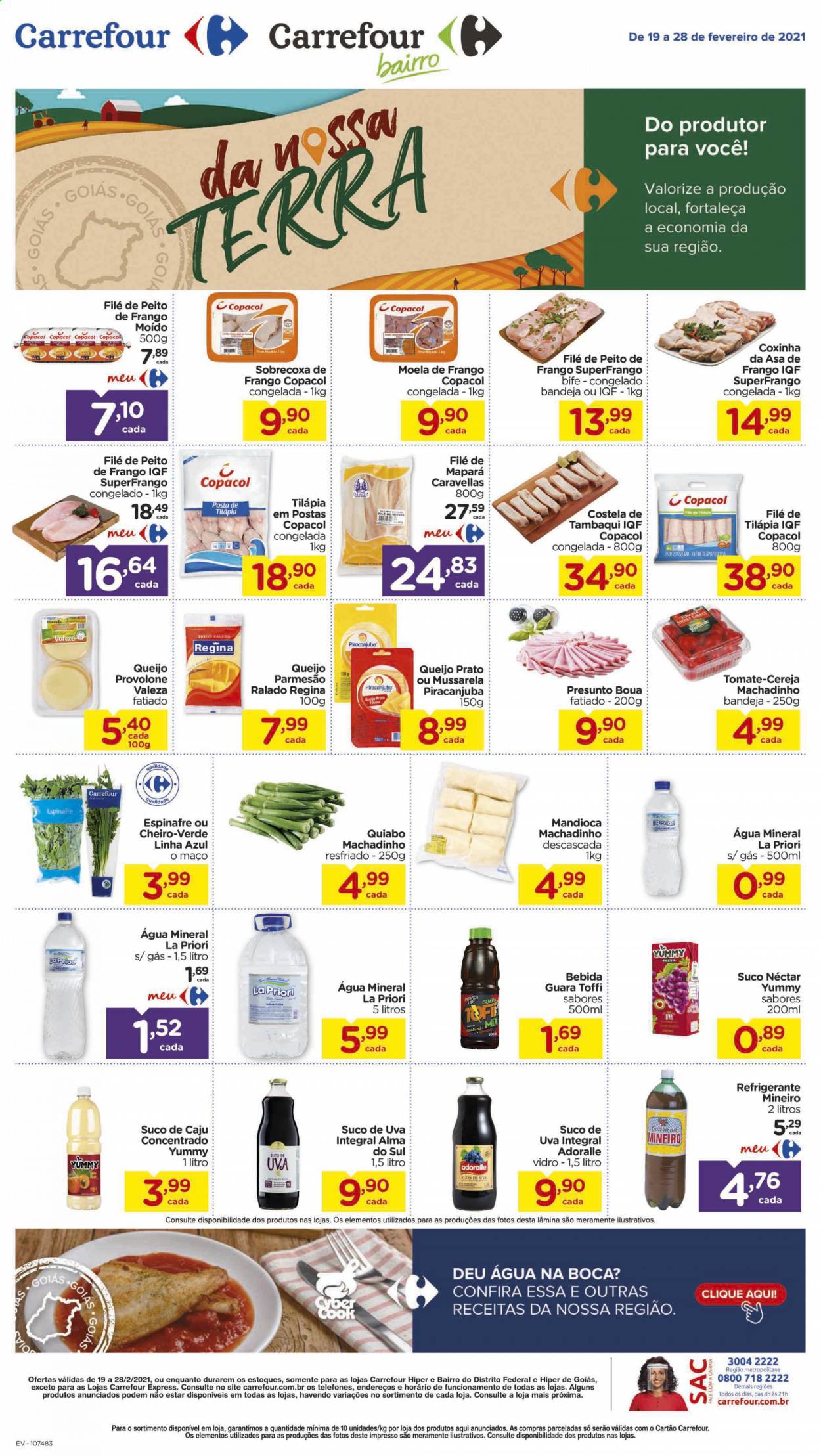 Folheto Carrefour Bairro - 19/02/2021 - 28/02/2021. Página 1