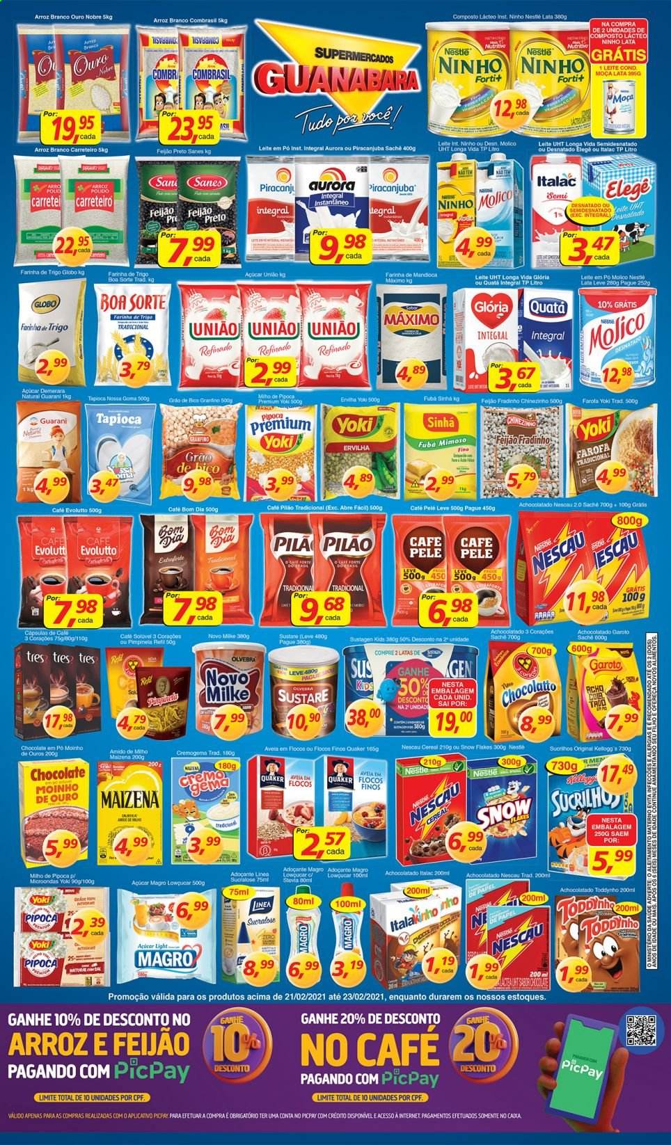Folheto Supermercados Guanabara - 21/02/2021 - 23/02/2021. Página 2