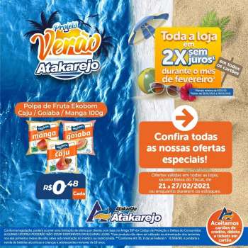 Folheto Atakadão Atakarejo - 21.02.2021 - 27.02.2021.