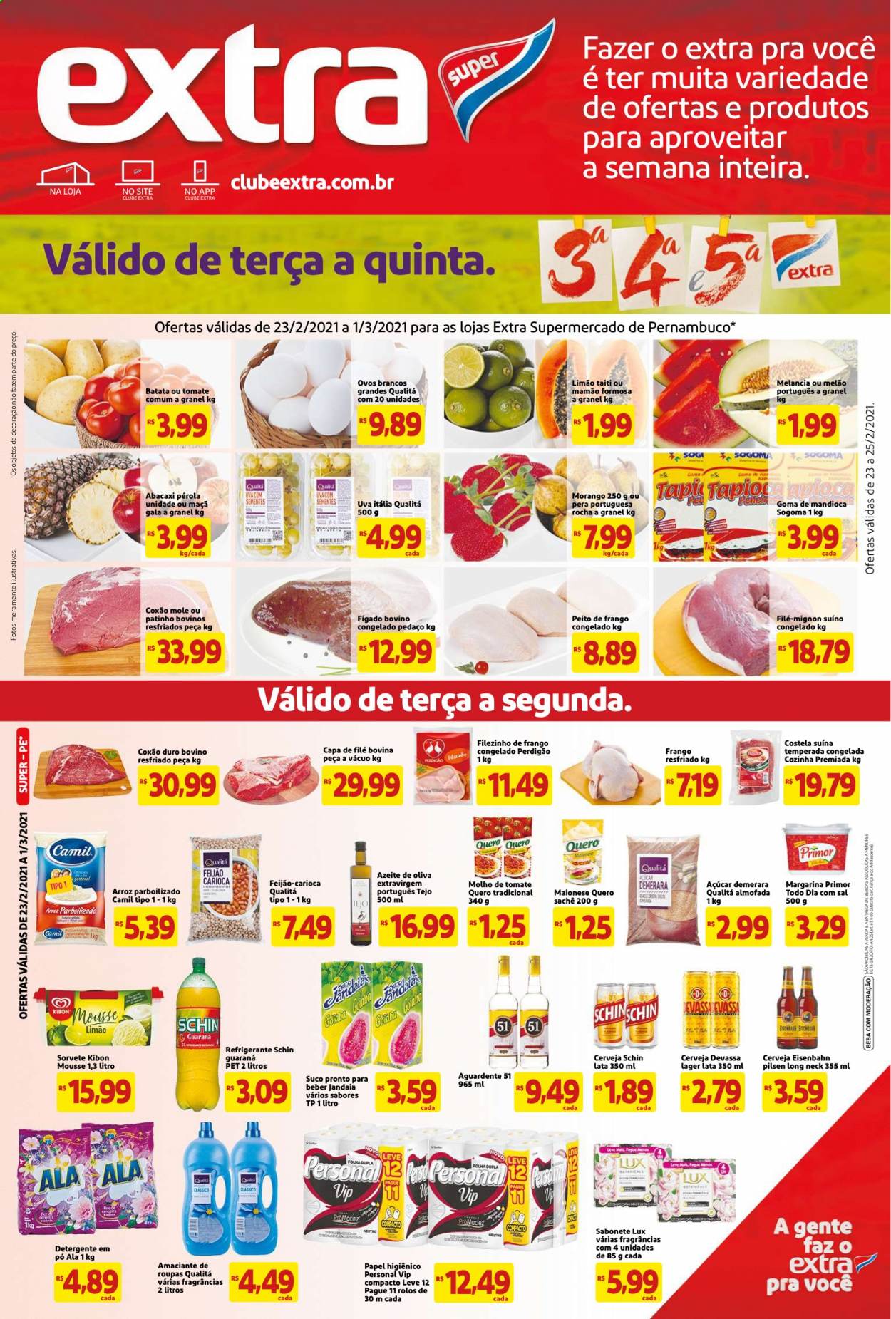 Folheto Extra - 23/02/2021 - 01/03/2021. Página 1