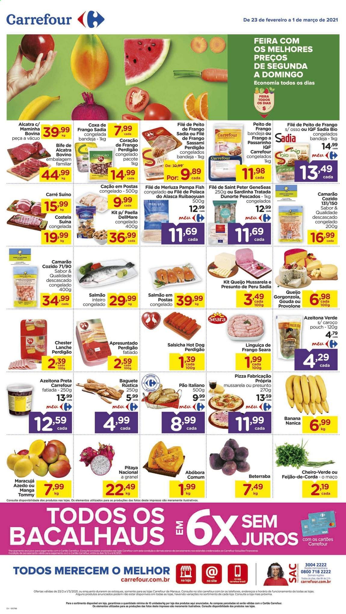 Folheto Carrefour Hiper - 23/02/2021 - 01/03/2021. Página 1
